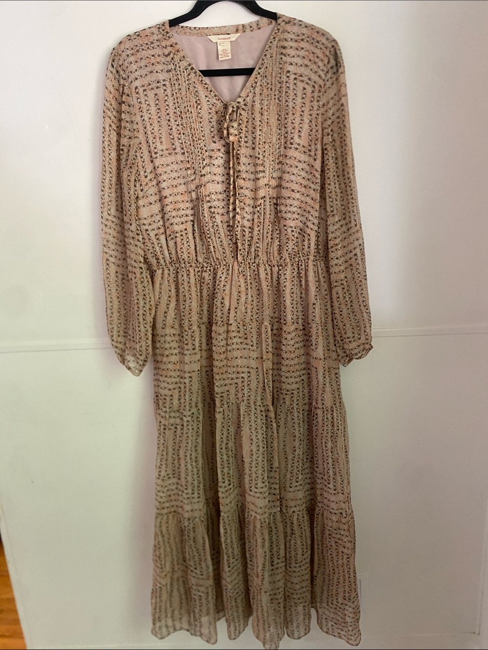 Sundance Maxi Silk Tiered Dress